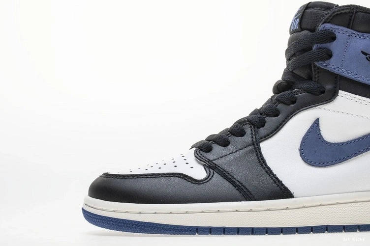 555088-115 OG Air Jordan Retro  High Blue 1 Moon 1009